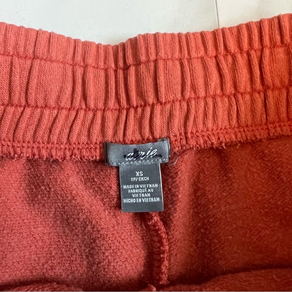 Aerie flounce cotton short terracotta orange xs - Picture 4 of 5
